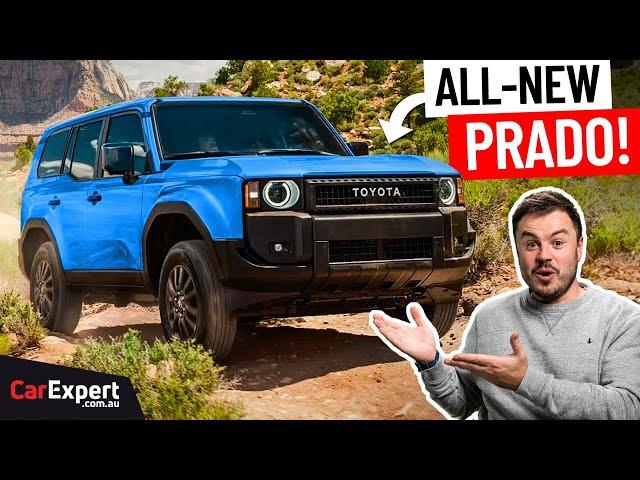 2024 Toyota LandCruiser Prado! Sway bar disconnect, but NO V6...or hybrid :-( first look