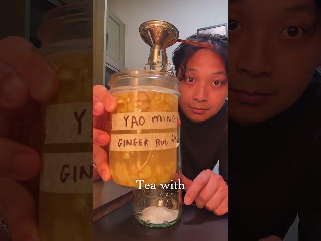 I made a tea soda