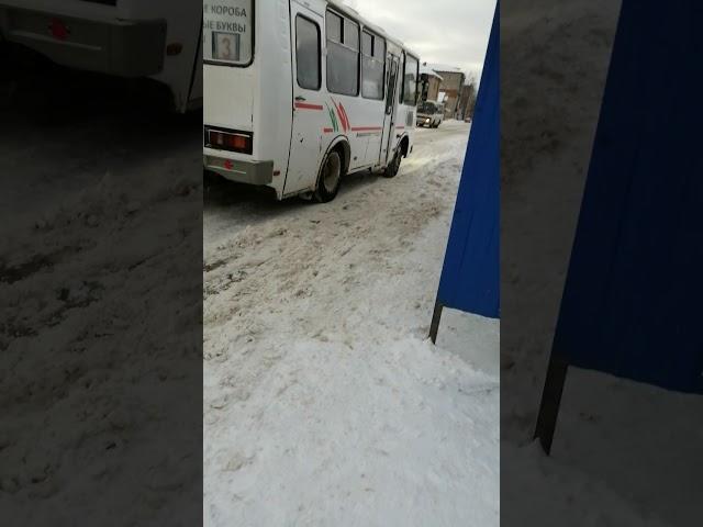 Пазик с оранжевой и зелёной полоской дизельный