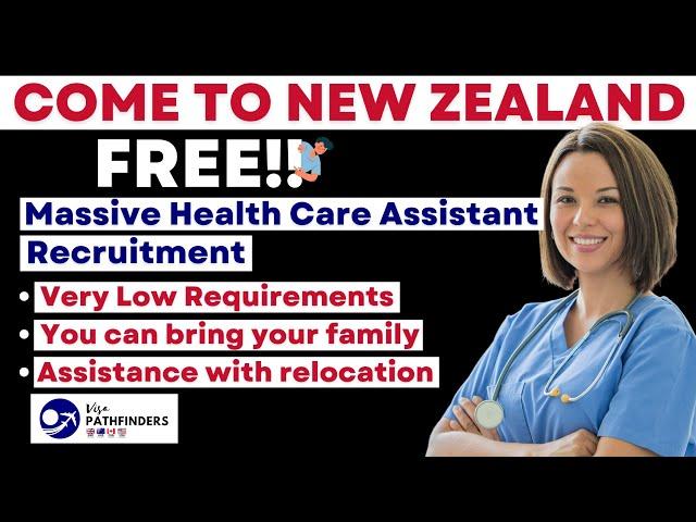 URGENT! Free Visa To New Zealand | Health Care Assistant jobs in New Zealand with visa Sponsorships