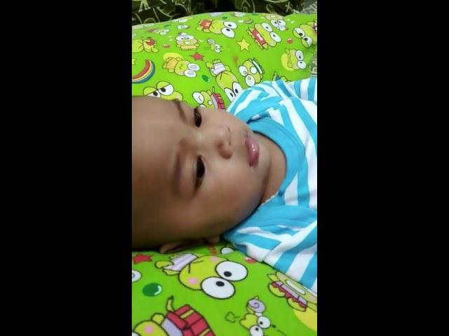 Cute baby - happy baby watching adzan like upin ipin #cutebaby