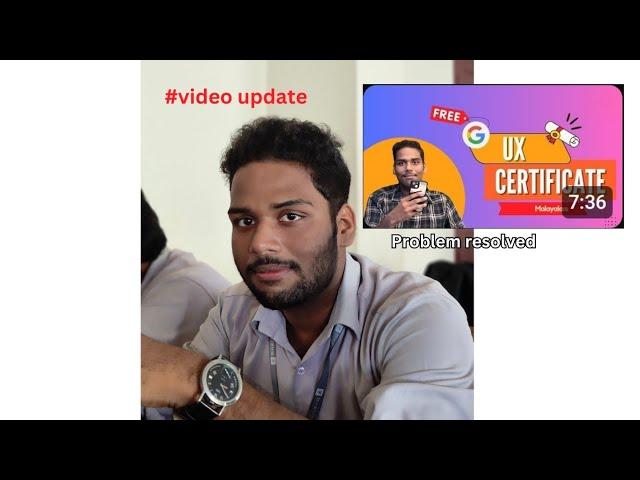 FREE UI UX COURSE CERTIFICATE from Google video update. #issuefixed #uxdesign #uiuxdesign