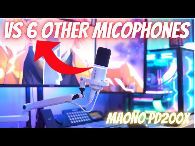 MAONO PD200X  VS. FiFine AM8, K688, A6T, Shure MV7, MOVO VSM-5 & More!