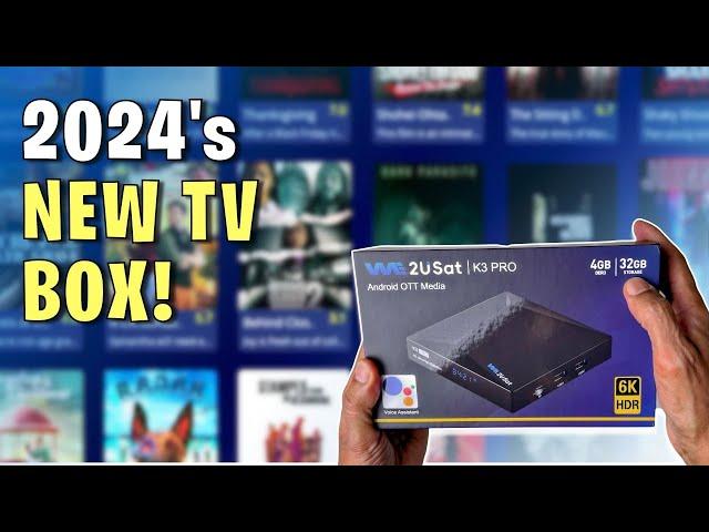 TV Media Box with Live Channels 2024 - K3 Pro TV Box