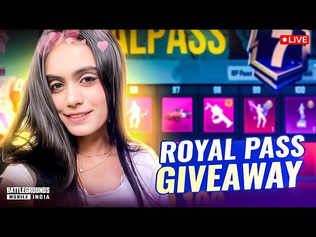 RP GIVEAWAY ️  #bgmi #girlgamer #bgmilive