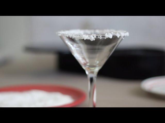 How to Rim a Cocktail Glass with Salt or sugar