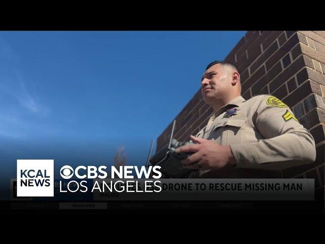 Drones used to find missing man in Malibu