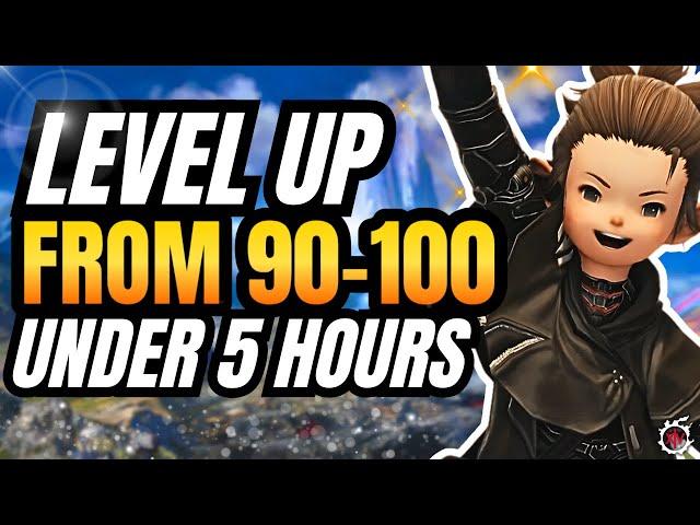 Fast Leveling from 90 to 100 FFXIV Dawntrail | v7.0