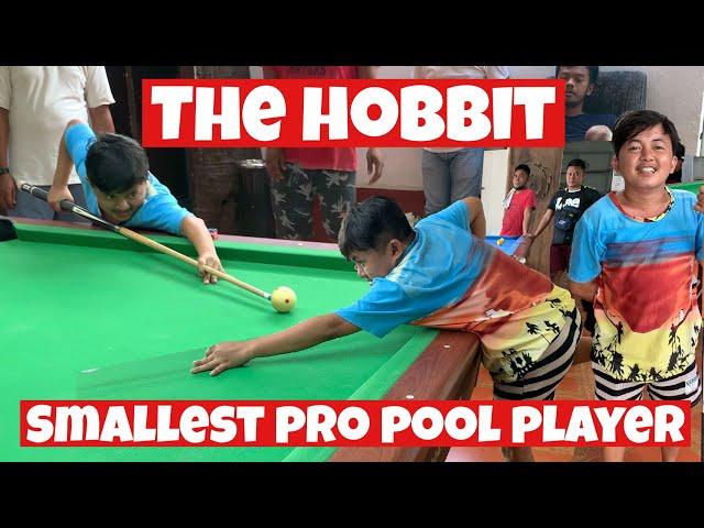 Smallest Pool Player in the World | Kelly The Hobbit