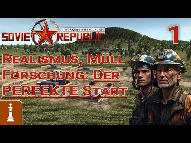 Realismus, Müll, Forschung: Der perfekte Start  Let's Play Workers & Resources 1 | deutsch