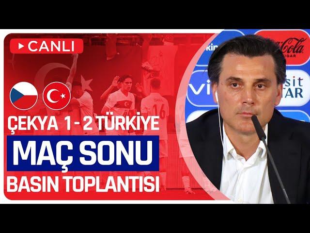 Son 16'dayız! A Milli Takım Maç Sonu Basın Toplantısı | Çekya 1-2 Türkiye