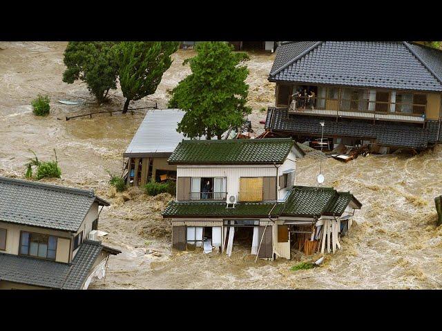 Suffering in Japan! Typhoon Talas with strong winds and flooding hit Shizuoka