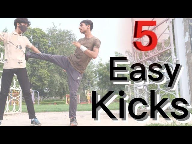 Learn 5 basic kicks of Martial Arts 