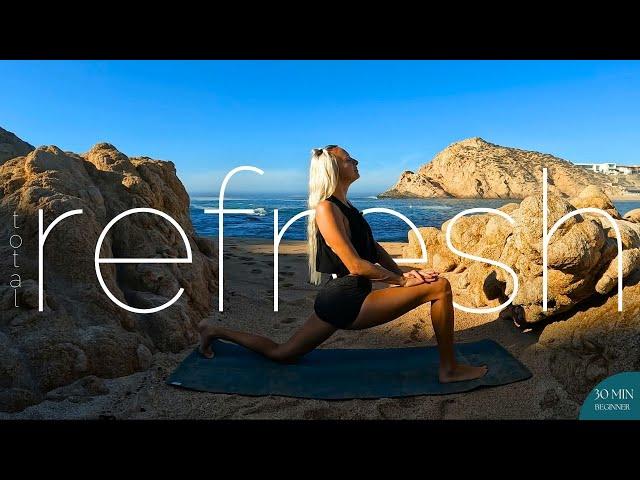 30 min Yoga for Nourishment of Body & Mind | Yoga to Totally Refresh Body and Mind | Beginners Hatha