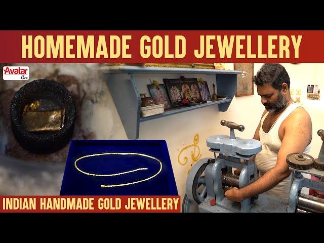 Homemade Gold Jewellery | Indian Handmade Gold Jewellery | Avatar live