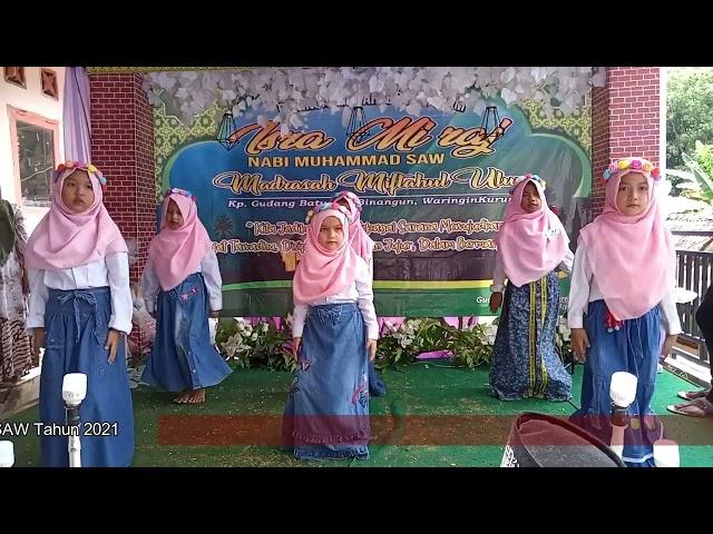 Mari Mengaji. Tarian santri MDTA Miftahul Ulum