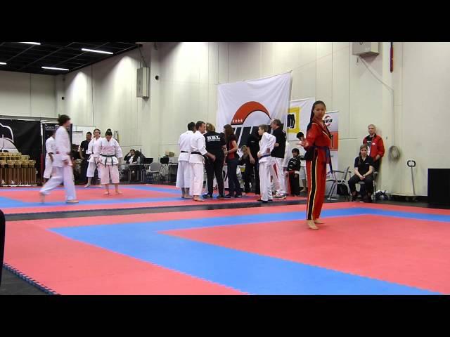 FIBO-Kwon-Cup WKU 2014 - Freestyle-Formen Juniorinnen - Sherina Kainath