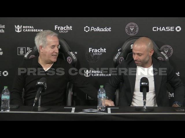 Head Coach Javier Mascherano Introductory Press Conference