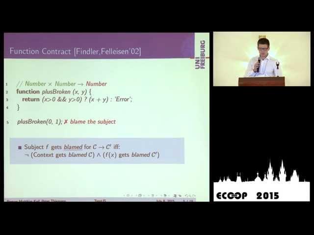 Matthias Keil, Peter Thiemann - TreatJS: Higher-Order Contracts for JavaScripts - ECOOP 2015