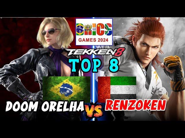 TEKKEN 8 OFFLINE | MDT- Doom Orelha vs Renzoken | Top 8 - BRICS Games Esports 2024