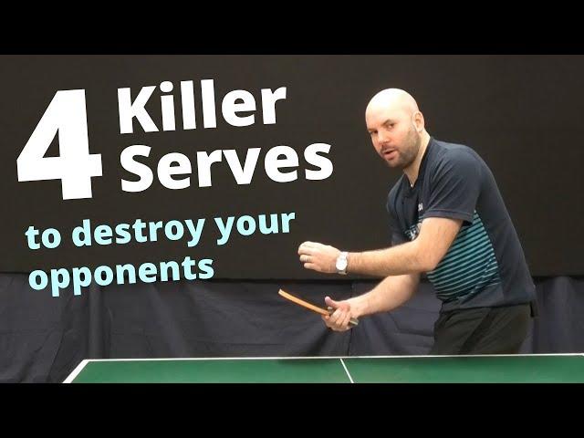 4 killer serves to destroy your opponents (with Craig Bryant)