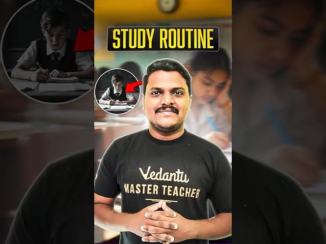 Study Tip #1 - Your Daily Routine to Study well #studytips #studystrategy #shorts