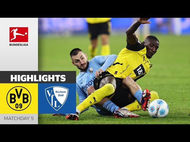 Guirassy Involved in THREE Goals | Borussia Dortmund - VfL Bochum 1848 4-2 | Highlights | Matchday 5