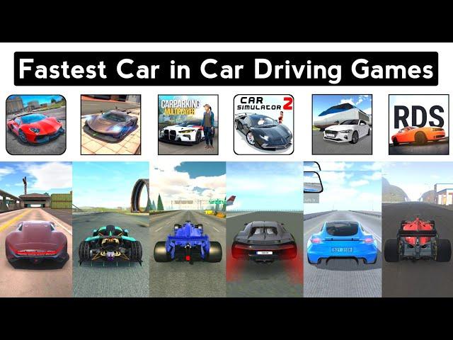 Fastest Car in Ultimate & Extreme Car, Real Driving , Car Parking, 3D Driving & Car Simulator 2