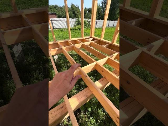 Черновой пол из доски в прошлом! Плитный пол - лучшее решение #каркасныедома #дом #стройка
