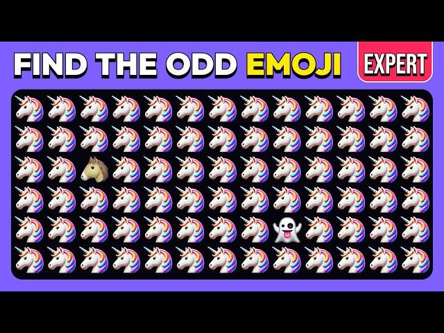 Find the ODD Emoji Out - Expert Edition  | 40 Ultimate Levels - Emoji Challenge