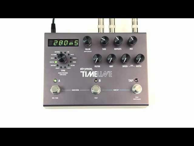 Strymon TimeLine - Digital Delay Machine audio clips