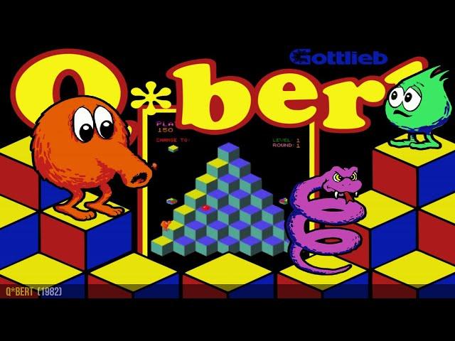 Q*bert Arcade Gameplay - Pedestal Arcade Build