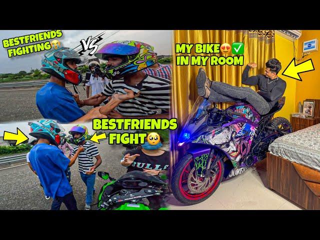 Bestfriends Fight with Each Other | Raining Ride on Kawasaki Zx10r    Ducati Bike