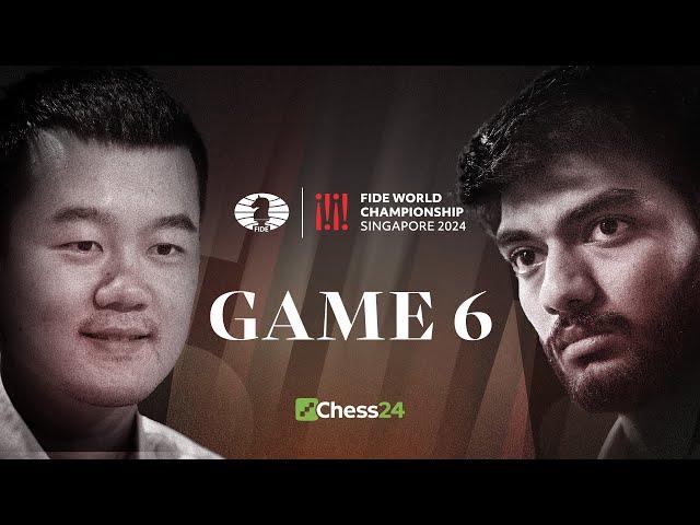 DING vs. GUKESH! FIDE WORLD CHESS CHAMPIONSHIP 2024 Game 6 | Another Historic Game 6?