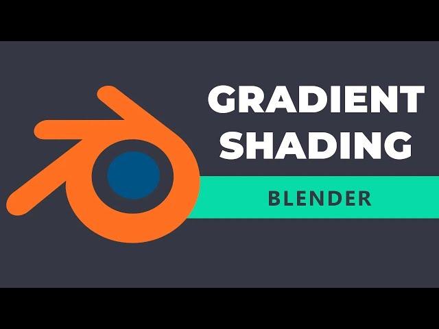 How to gradient shade and blend materials in Blender | Blender 4.1 Tutorial