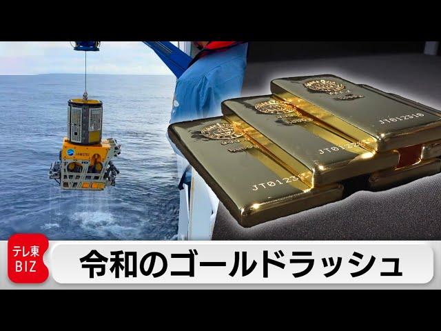 日本が金の資源国に！？特殊なシートで海に溶け出たゴールドを採る【ガイアの夜明け】