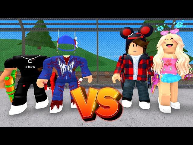 Kreekcraft & Lana 2v2 WS10 & Chase in Murder Mystery 2!