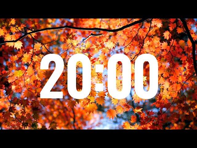 Fall Timer 20 Minutes with Relaxing Music