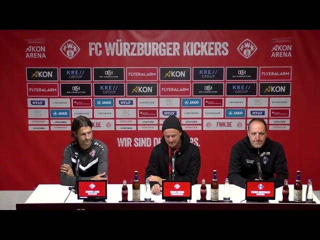 Pressekonferenz 17. Spieltag Kickers – FV Illertissen