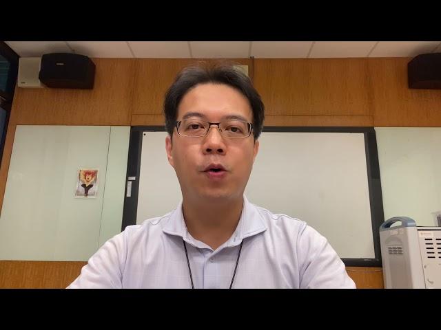 中學雙語部老師 彭黃銘老師的祝福