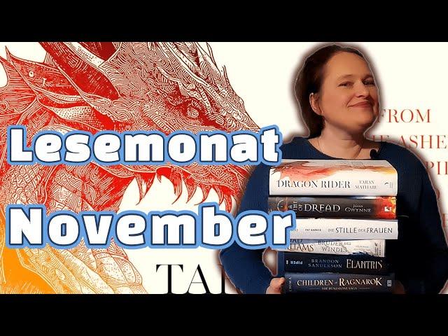 Lesemonat November 2024 | 10 fantastische Bücher