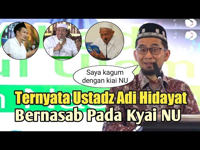 Kekaguman Ustadz Adi Hidayat Pada Kiai Sahal Gus Baha Gus Qoyum, Satu Abad NU