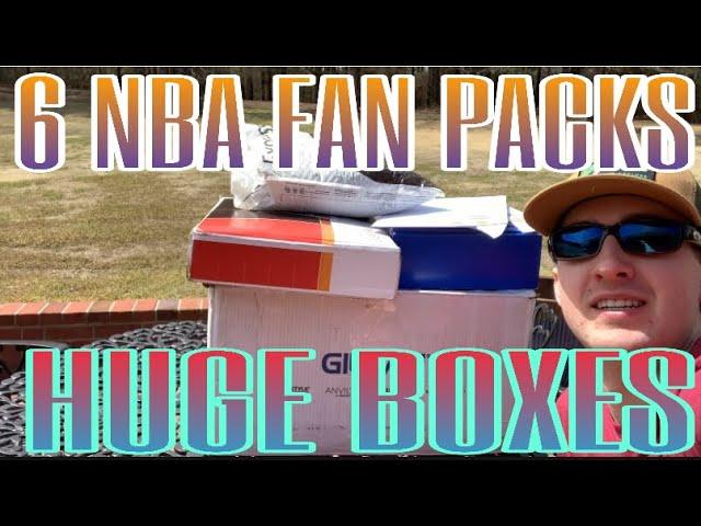 6 NBA Fan Packs. Huge Boxes. Fan Packs 2022