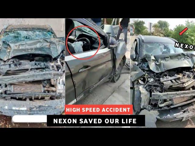 PETROL बचाओगे या KHOON ? UNBELIEVABLE ACCIDENT OF TATA NEXON ON YAMUNA EXPRESSWAY