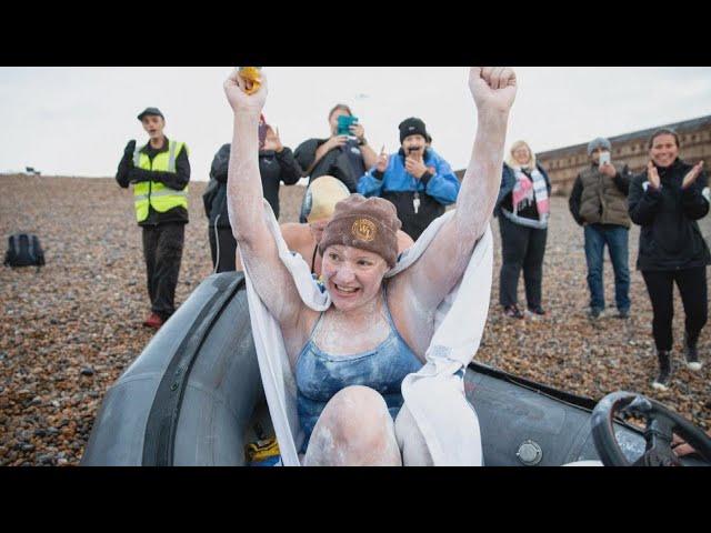 Woman Swims English Channel 4 Times in 54 Hours