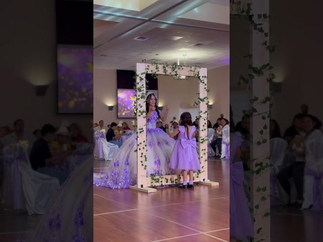 Victoria’s mirror dance #djponcesa #quinceañera #sanantonioquinceañera