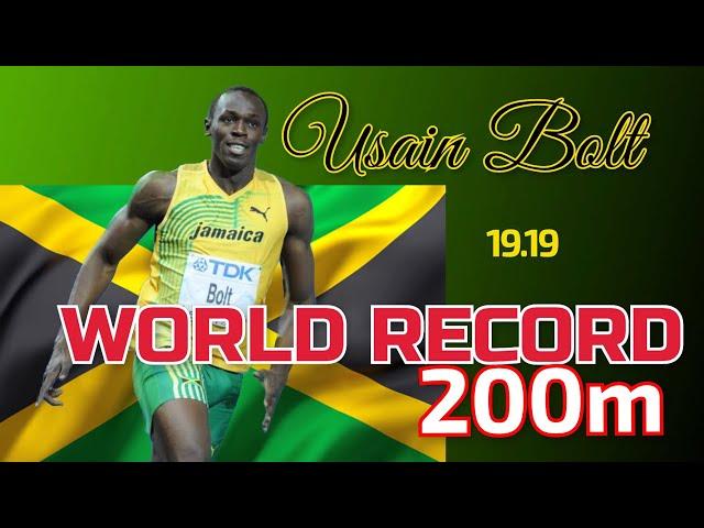 ATHLETICS | WORLD RECORD 200m - Jamaica’s Legend USAIN BOLT 19.19