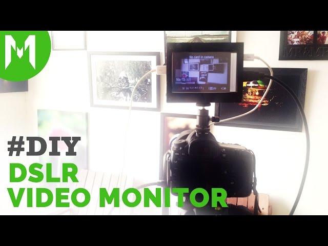 DIY - DSLR Video Monitor - Portable LCD Screen