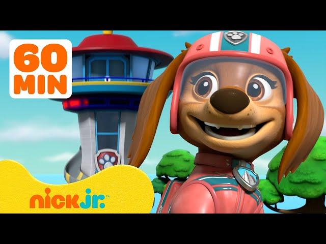 PAW Patrol Liberty's Best Moments! w/Junior Patrollers, Chase & Skye | 1 Hour Compilation | Nick Jr.