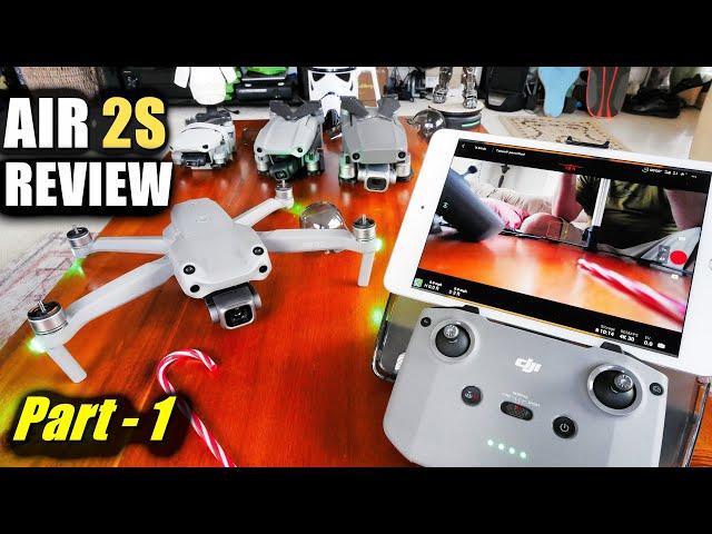 DJI Mavic AIR 2S Review - Part 1 IN-DEPTH (Unboxing, Setup, Comparisons, Updating, Pros & Cons)